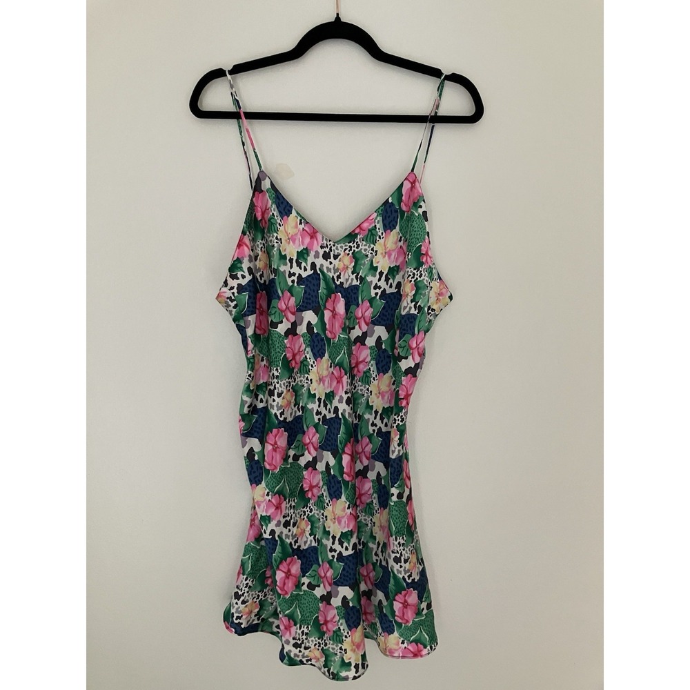 Vintage Gold Label Victoria's Secret Silk Slip Dress Size Large